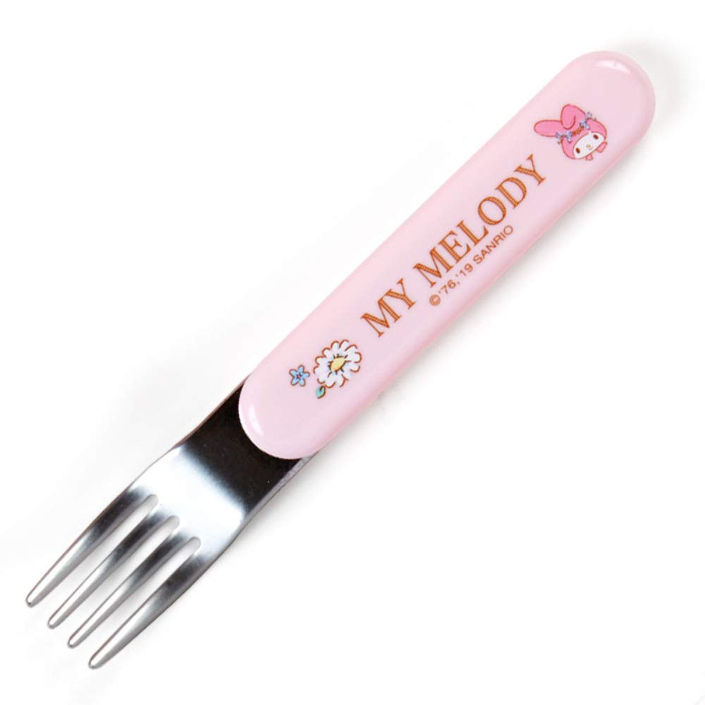 Sanrio Original My Melody Portable Spoon Fork Chopsticks & Case